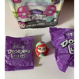 Disney Doorables Lets Go Road Trip Ariel Vehicle & Figure Little Mermaid